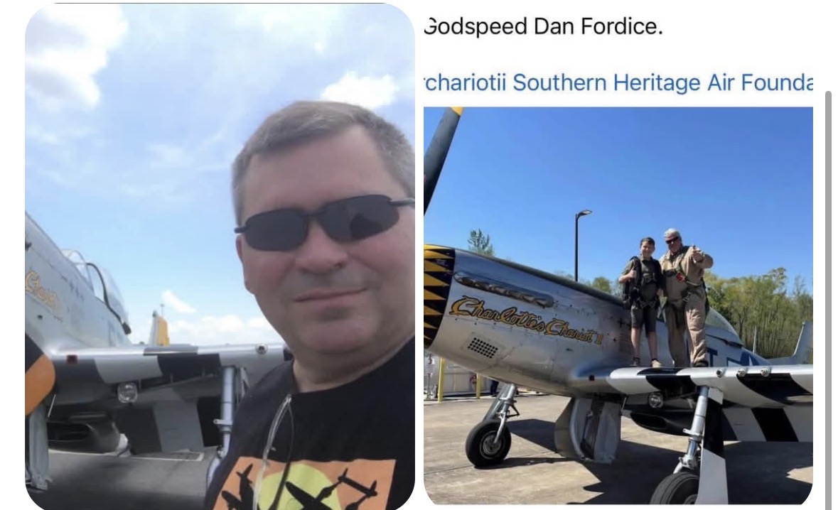 Dan Fordice Killed in Crash of Historic F-51D Mustang “Charlotte’s Chariot II” (N251CS) at Tallulah Vicksburg Regional Airport, LA: Pilot Dies in May 12, 2026 Warbird Accident.